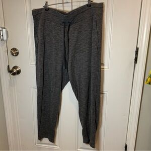 Athleta Post Om Joggers Cozy Sweatpants Shade Gray Size 2X